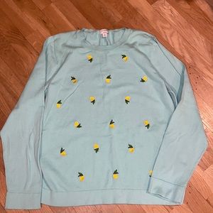 NWT J. Crew Lemon Sweater